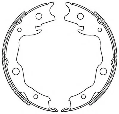 Комплект тормозных колодок ADVANCE OPEN PARTS купить