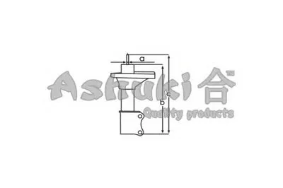 Амортизатор ASHUKI купить