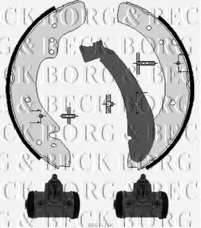 Комплект тормозных колодок BORG & BECK купить
