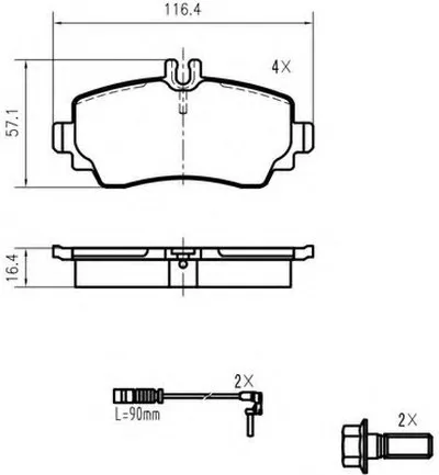 Комплект тормозных колодок, дисковый тормоз VEMA купить