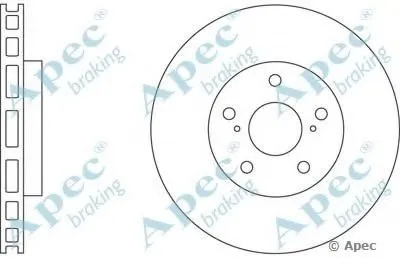 Тормозной диск APEC braking купить