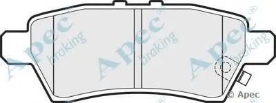 Комплект тормозных колодок, дисковый тормоз APEC braking купить