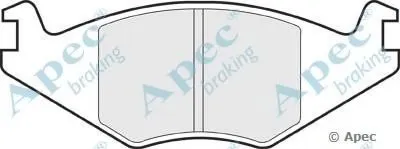 Комплект тормозных колодок, дисковый тормоз APEC braking купить