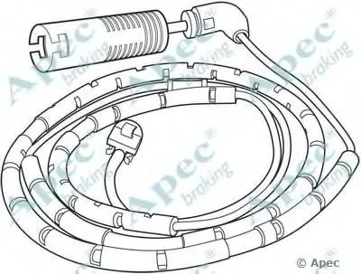 Указатель износа, накладка тормозной колодки APEC braking купить