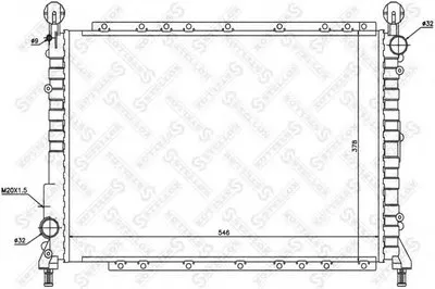 Радиатор, охлаждение двигателя STELLOX купить
