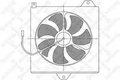 Вентилятор, охлаждение двигателя STELLOX купить