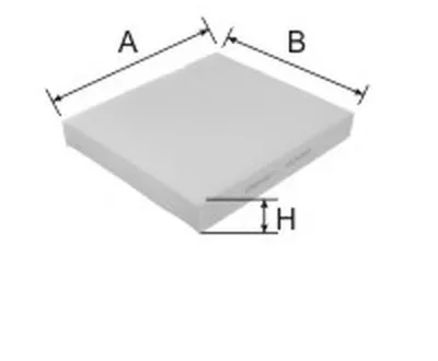 Фильтр, воздух во внутренном пространстве Cabin filter (Standart) for FORD/VOLVO GOODWILL купить