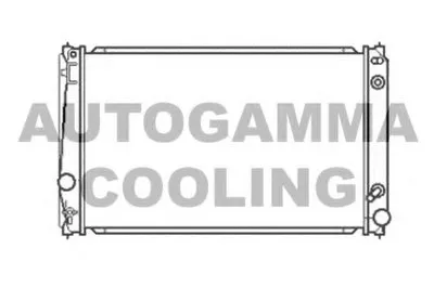 Радиатор, охлаждение двигателя AUTOGAMMA купить