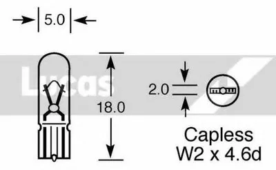 Лампа накаливания, дополнительный фонарь сигнала торможения Upgrade LUCAS ELECTRICAL купить