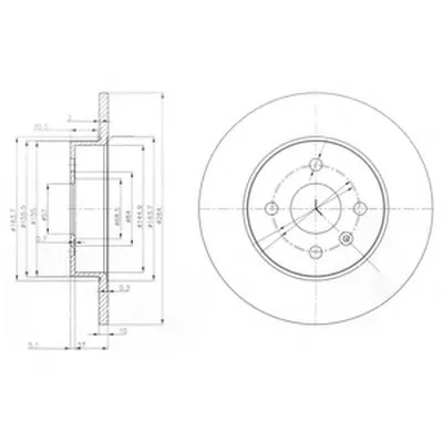 Тормозной диск DELPHI купить