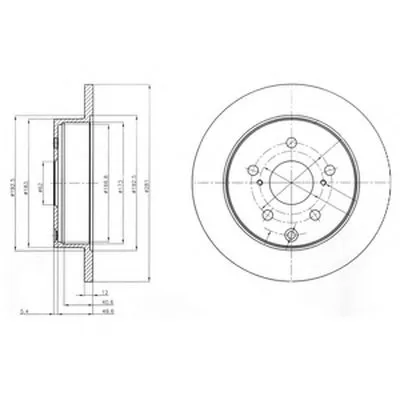 Тормозной диск DELPHI купить