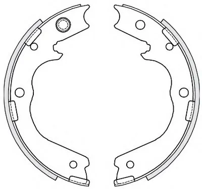 Комплект тормозных колодок, стояночная тормозная система REMSA купить
