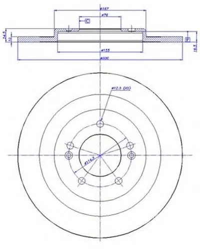 Тормозной диск CAR купить