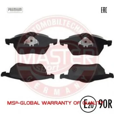 Комплект тормозных колодок, дисковый тормоз Anti-Noise MASTER-SPORT купить