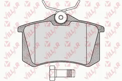 Комплект тормозных колодок, дисковый тормоз VILLAR купить