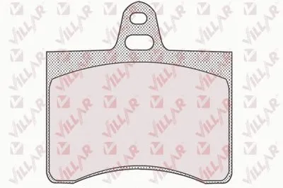 Комплект тормозных колодок, дисковый тормоз VILLAR купить