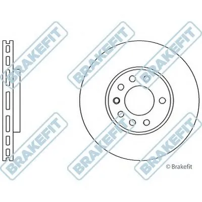 Тормозной диск Brake Fit APEC braking купить
