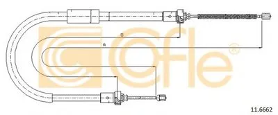 Трос, стояночная тормозная система COFLE купить