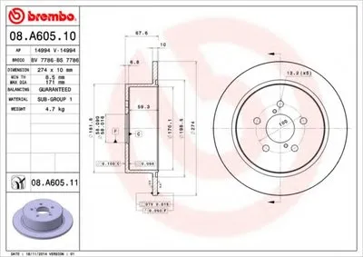 Тормозной диск COATED DISC LINE BREMBO купить