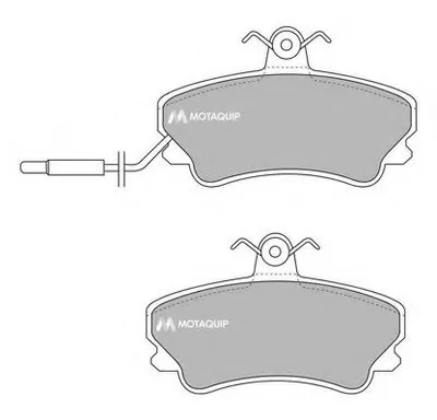 Комплект тормозных колодок, дисковый тормоз MOTAQUIP купить