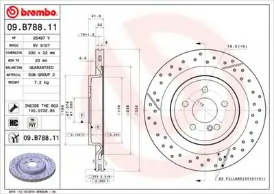 Тормозной диск COATED DISC LINE BREMBO купить