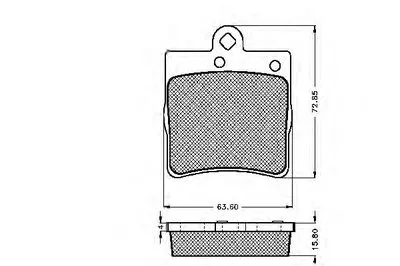 Комплект тормозных колодок, дисковый тормоз SPIDAN купить