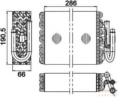 Испаритель, кондиционер BEHR HELLA SERVICE HELLA купить