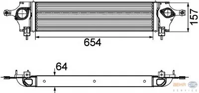 Интеркулер BEHR HELLA SERVICE HELLA купить