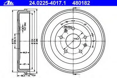 Тормозной барабан ATE купить