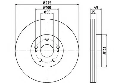 Тормозной диск MINTEX купить