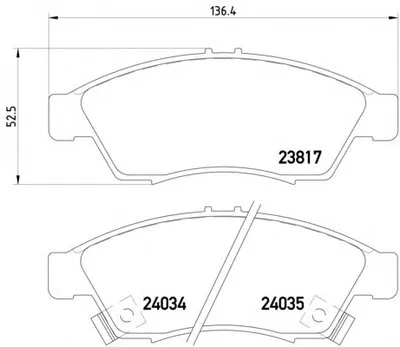Комплект тормозных колодок, дисковый тормоз HELLA PAGID купить