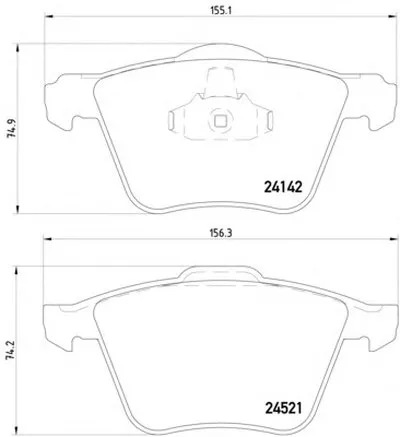 Комплект тормозных колодок, дисковый тормоз HELLA PAGID купить