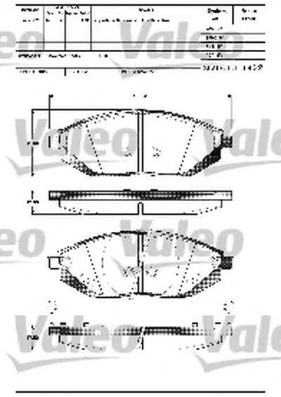 Комплект тормозных колодок, дисковый тормоз VALEO купить