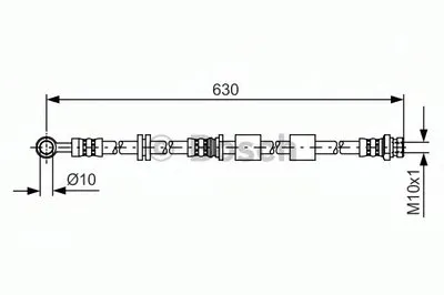 Тормозной шланг BOSCH купить