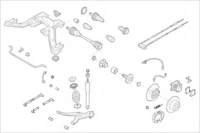 Подвеска колеса MONROE купить