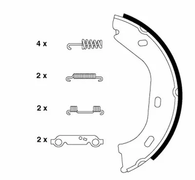 Комплект тормозных колодок, стояночная тормозная система TEXTAR купить