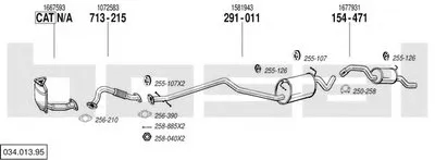 Система выпуска ОГ BOSAL купить