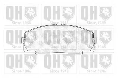 Комплект тормозных колодок, дисковый тормоз QUINTON HAZELL купить