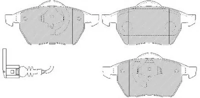 Комплект тормозных колодок, дисковый тормоз PREMIER FERODO купить