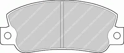Комплект тормозных колодок, дисковый тормоз PREMIER FERODO купить