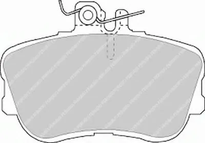 Комплект тормозных колодок, дисковый тормоз PREMIER FERODO купить