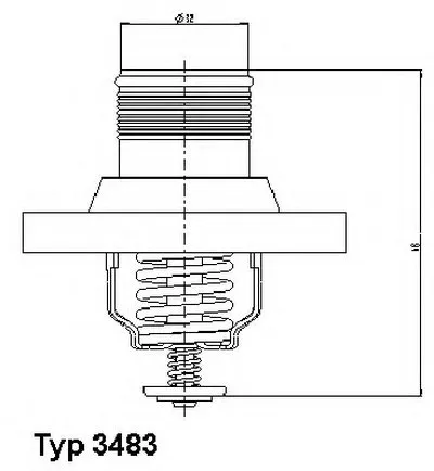 Термостат, охлаждающая жидкость WAHLER купить