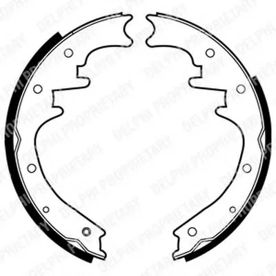 Комплект тормозных колодок DELPHI купить