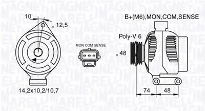 Генератор MAGNETI MARELLI купить
