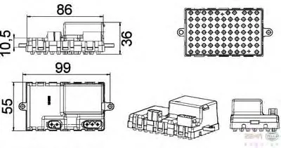 Регулятор, вентилятор салона BEHR HELLA SERVICE купить