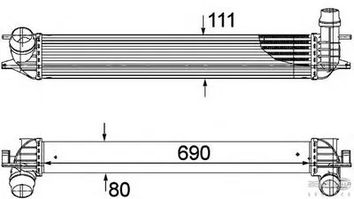Интеркулер BEHR HELLA SERVICE купить