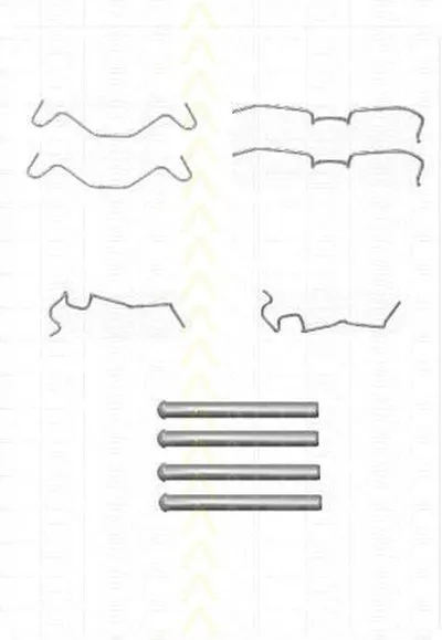 Комплектующие, колодки дискового тормоза TRISCAN купить