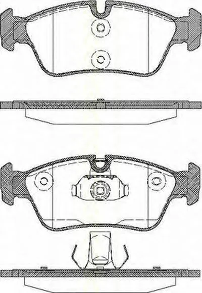 Комплект тормозных колодок, дисковый тормоз TRISCAN купить