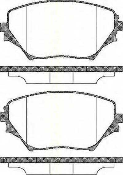 Комплект тормозных колодок, дисковый тормоз TRISCAN купить