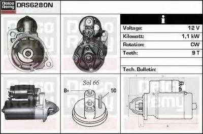 Стартер Brand New REMY (Light Duty) DELCO REMY купить